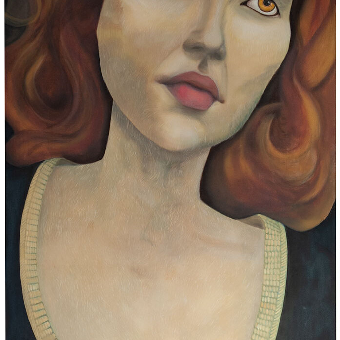 Sekhmet - 2018 - 180x110 cm - olieverf op canvas