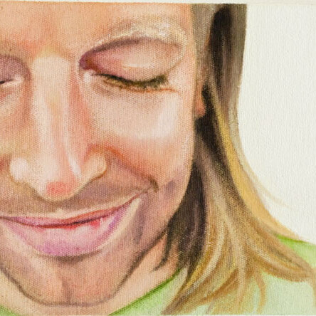 Break 5 / Leonard - 2011 - olieverf op canvas op hout - 21x14,5 cm  