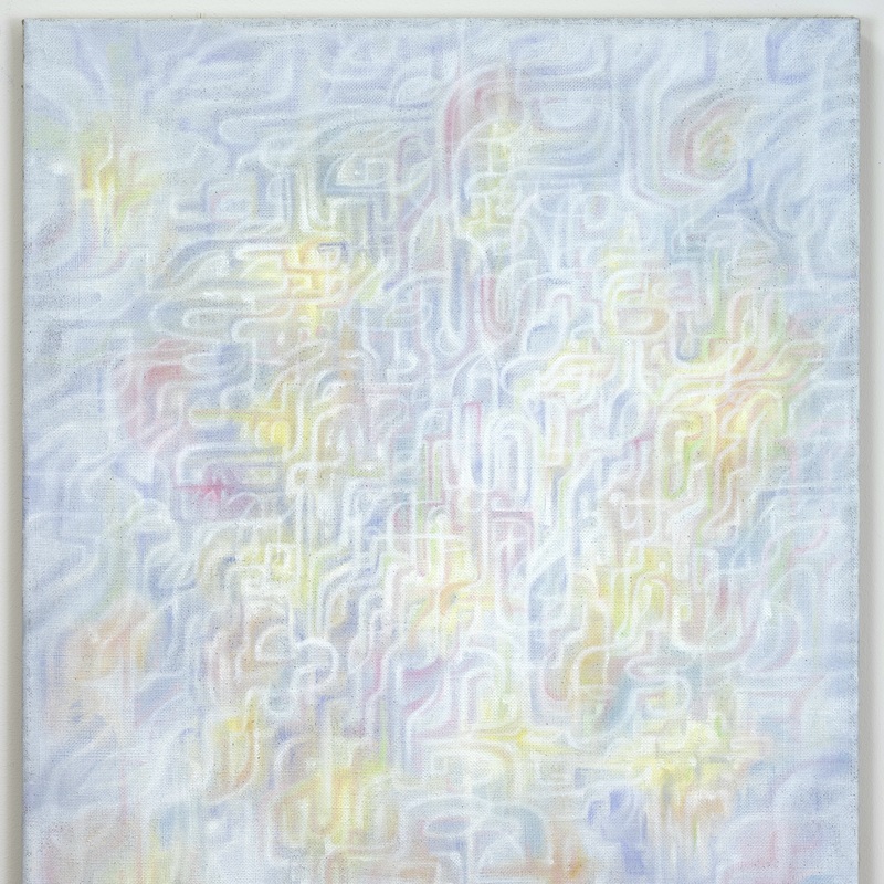 Het Kind is Blij en de Wereld Heel - 2026 - 55x45 cm - olieverf op linnen